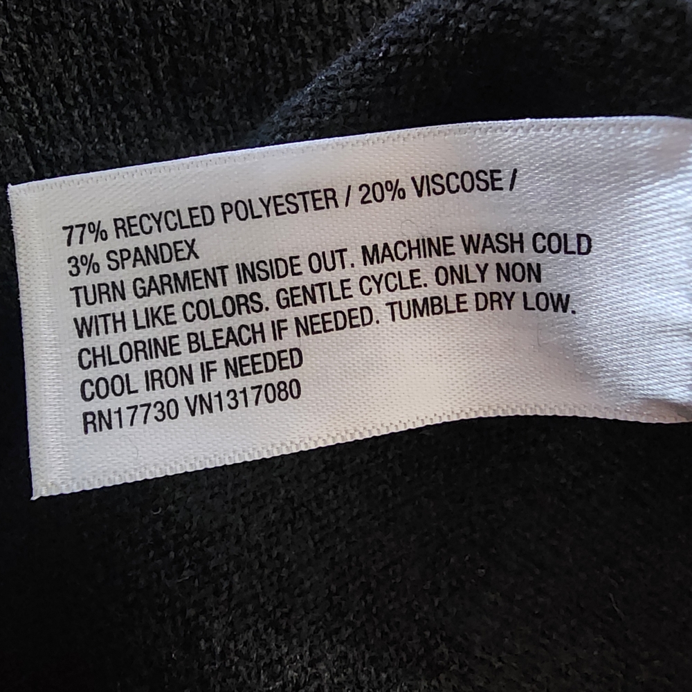 A New Day Black Crewneck Sweater - Women's Cashmere Like - Picture 7 of 7